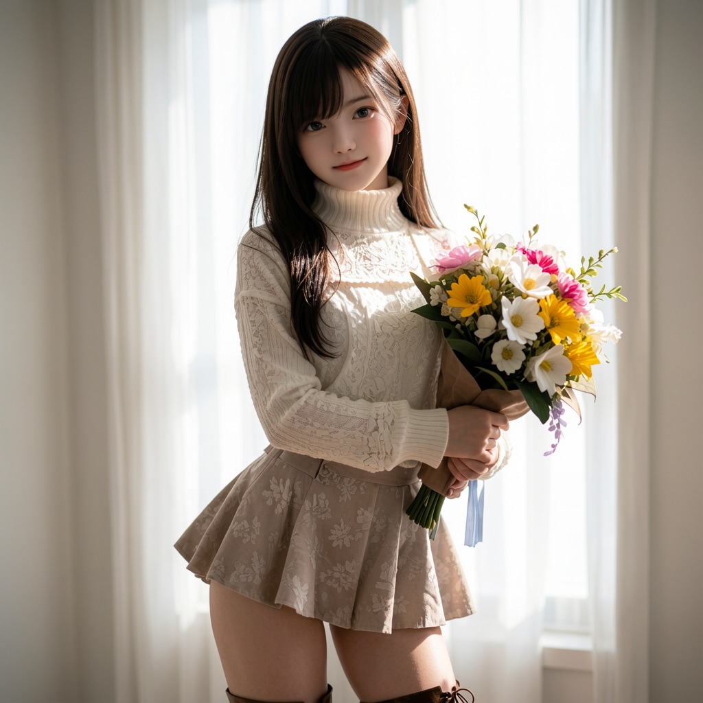 Snowflake flower Girl