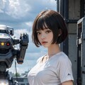 ロボットと少女 4枚目