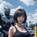 ロボットと少女 2枚目