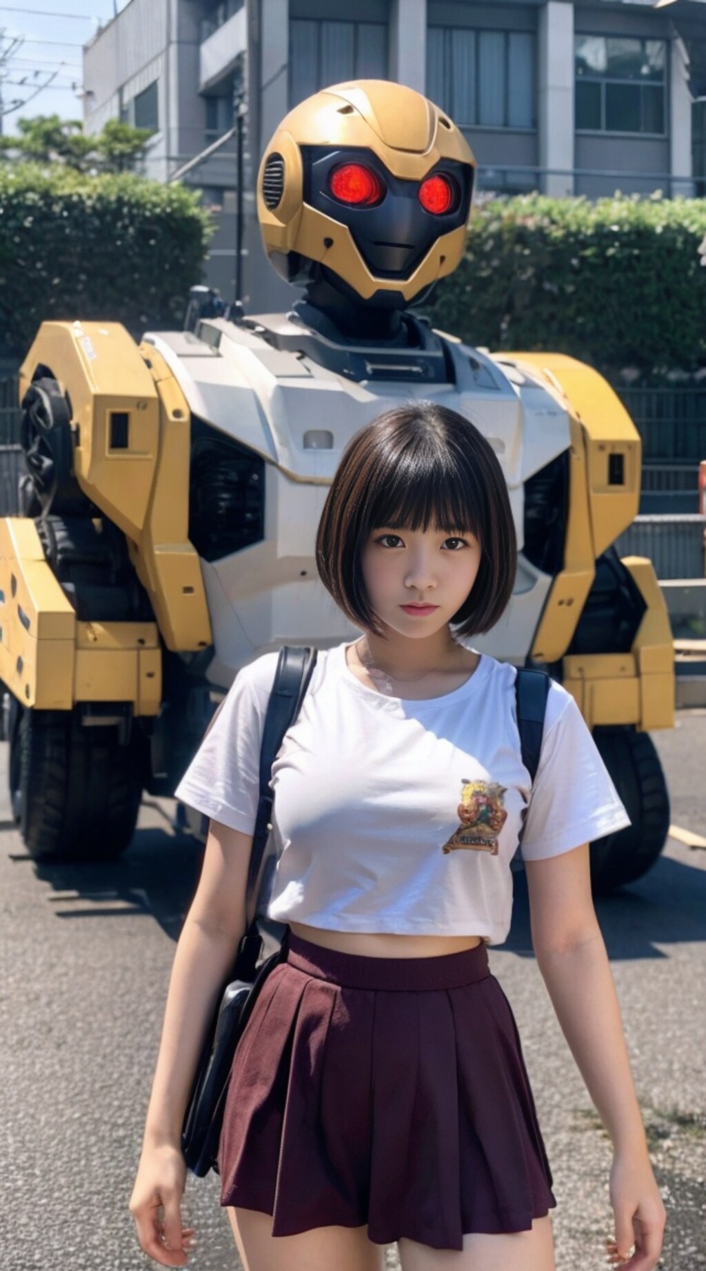 ロボットと少女