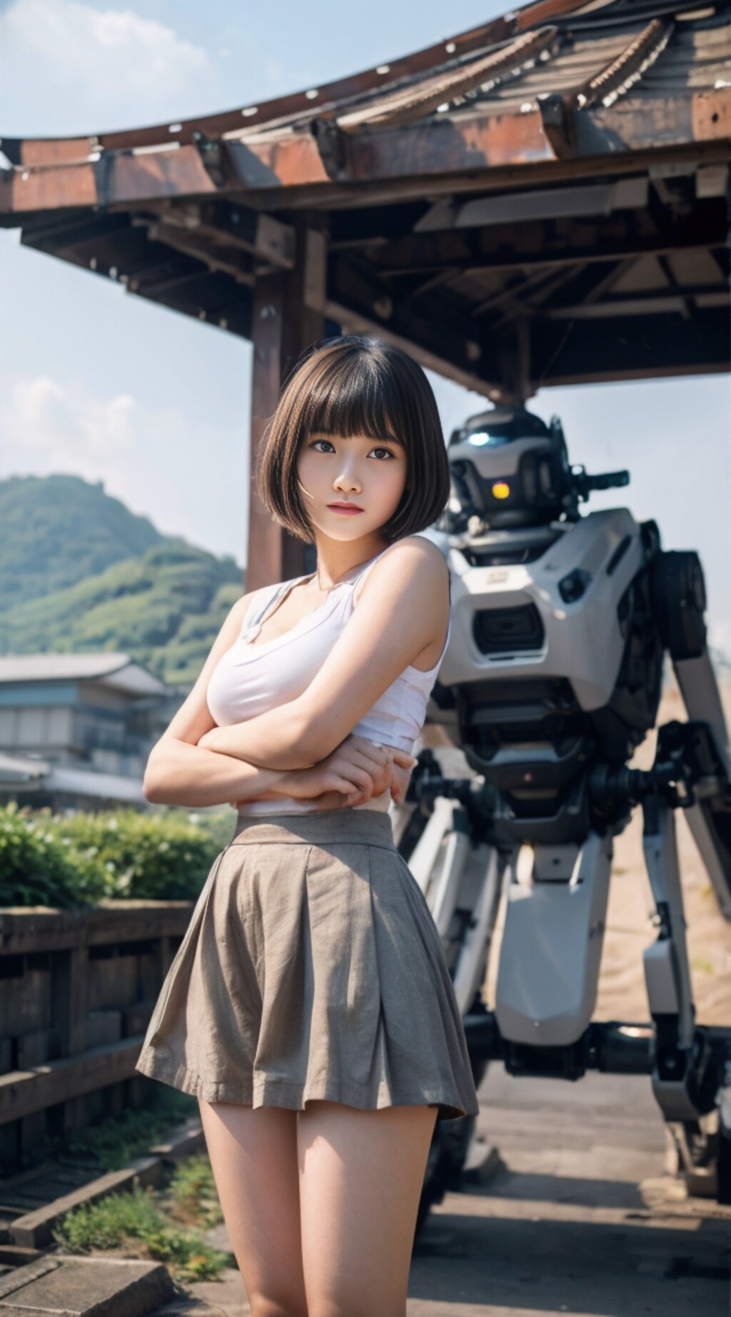 ロボットと少女