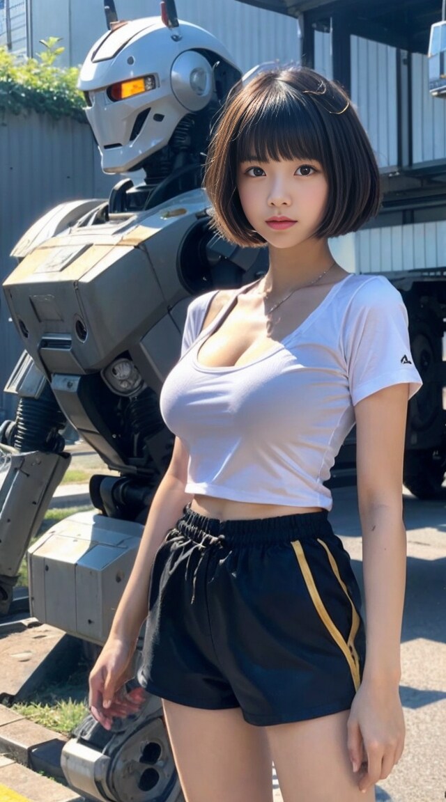 ロボットと少女