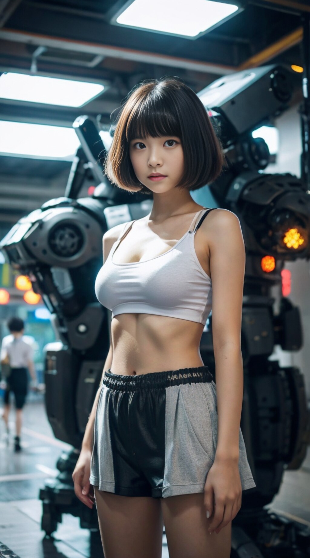ロボットと少女