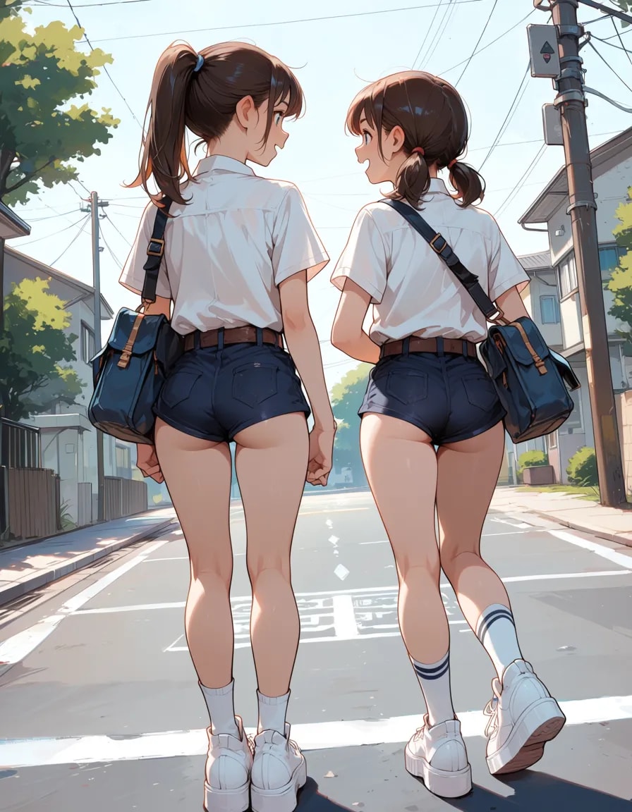 下校中