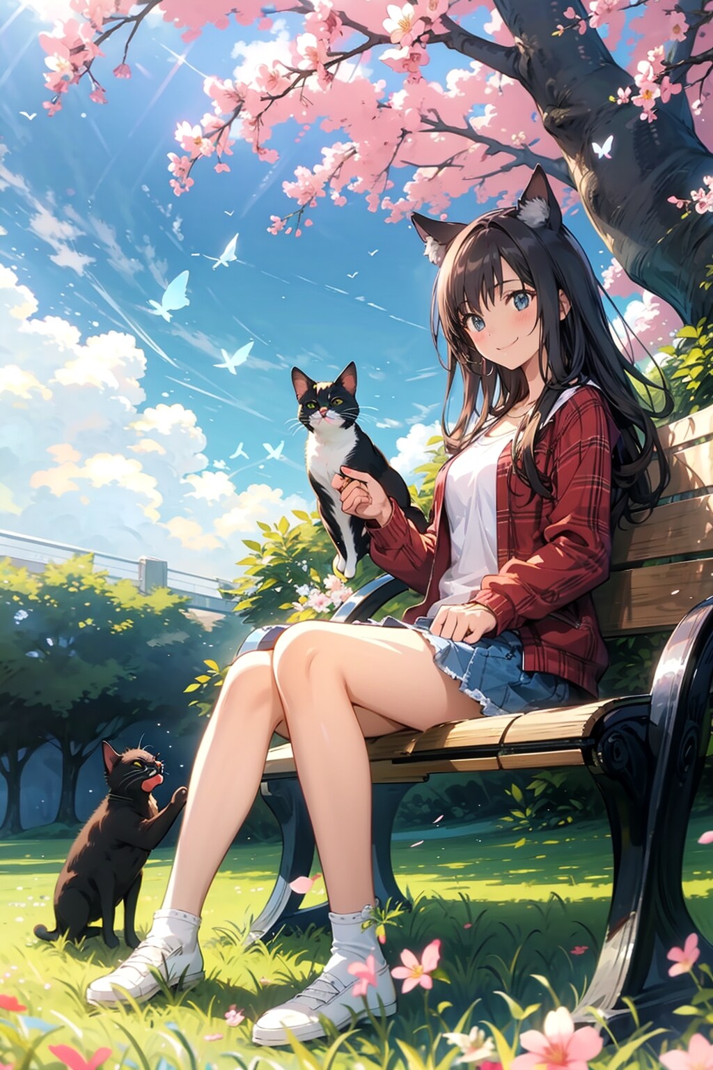 ネコ娘とネコさん🐈✨