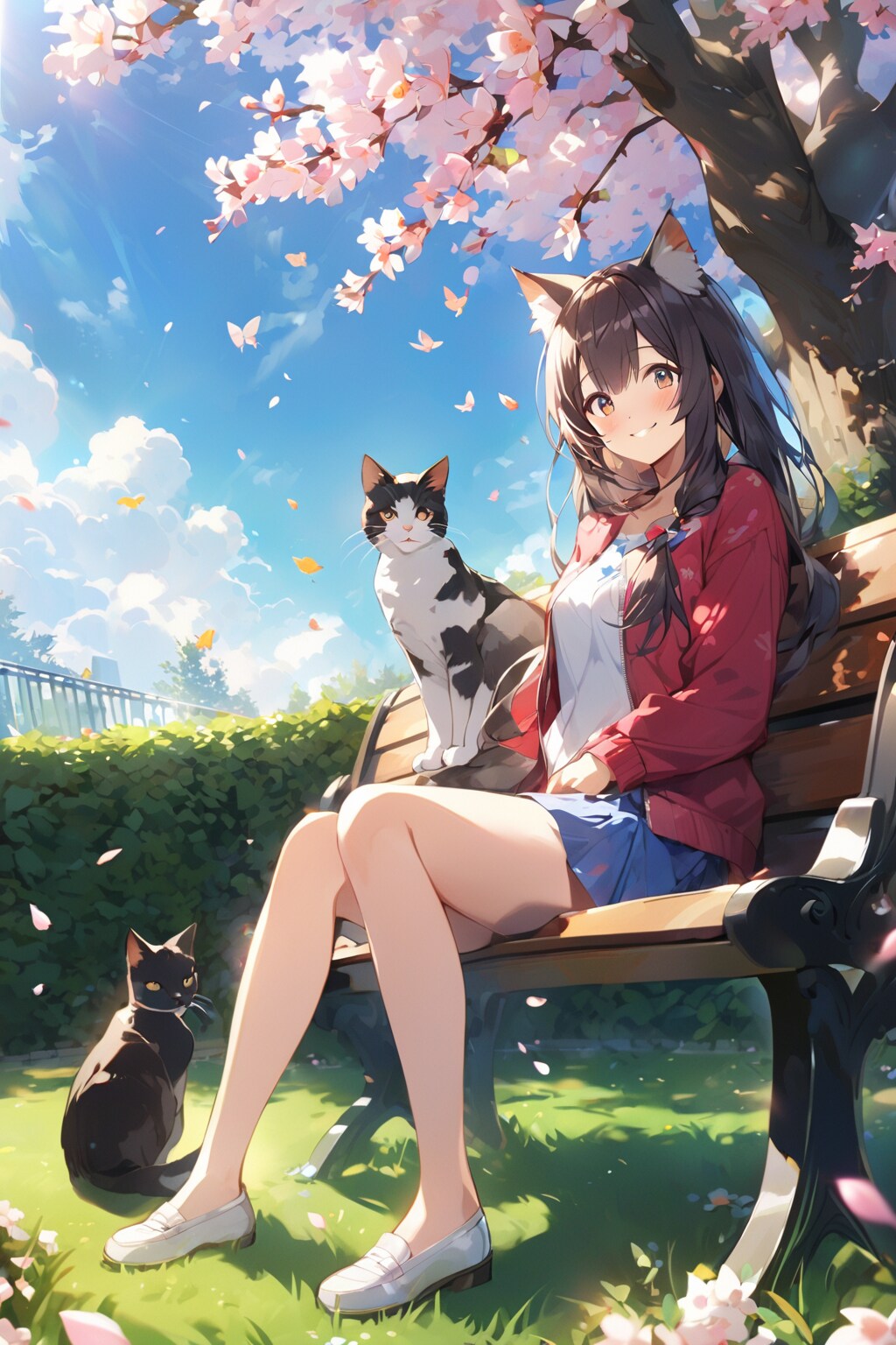 ネコ娘とネコさん🐈✨