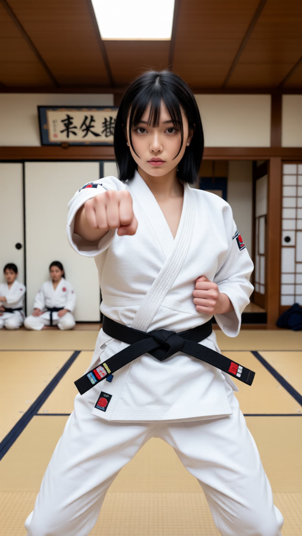 感謝の正拳突き