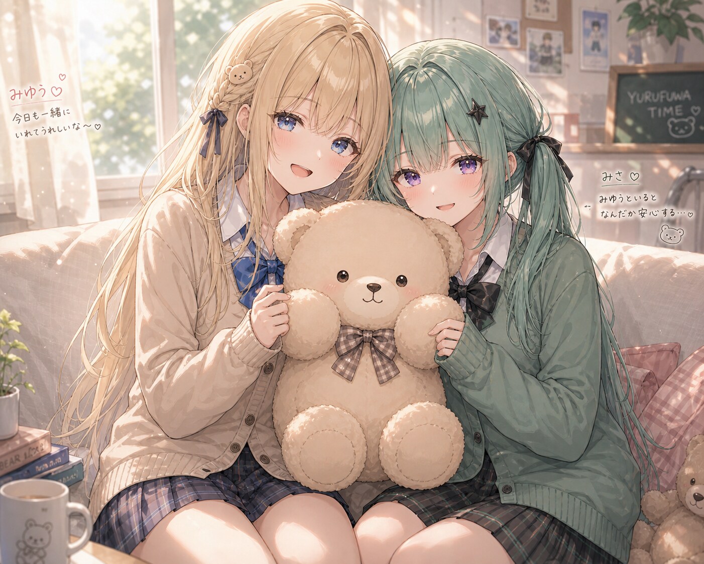 うちの子絡みシーン「みゆう×みさ」