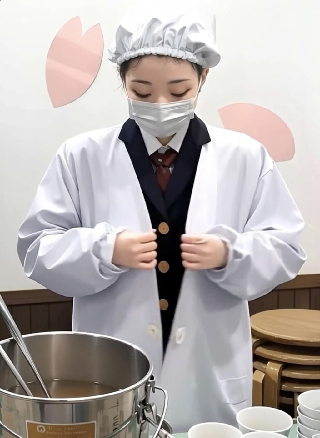 給食当番（脱衣編1/2）