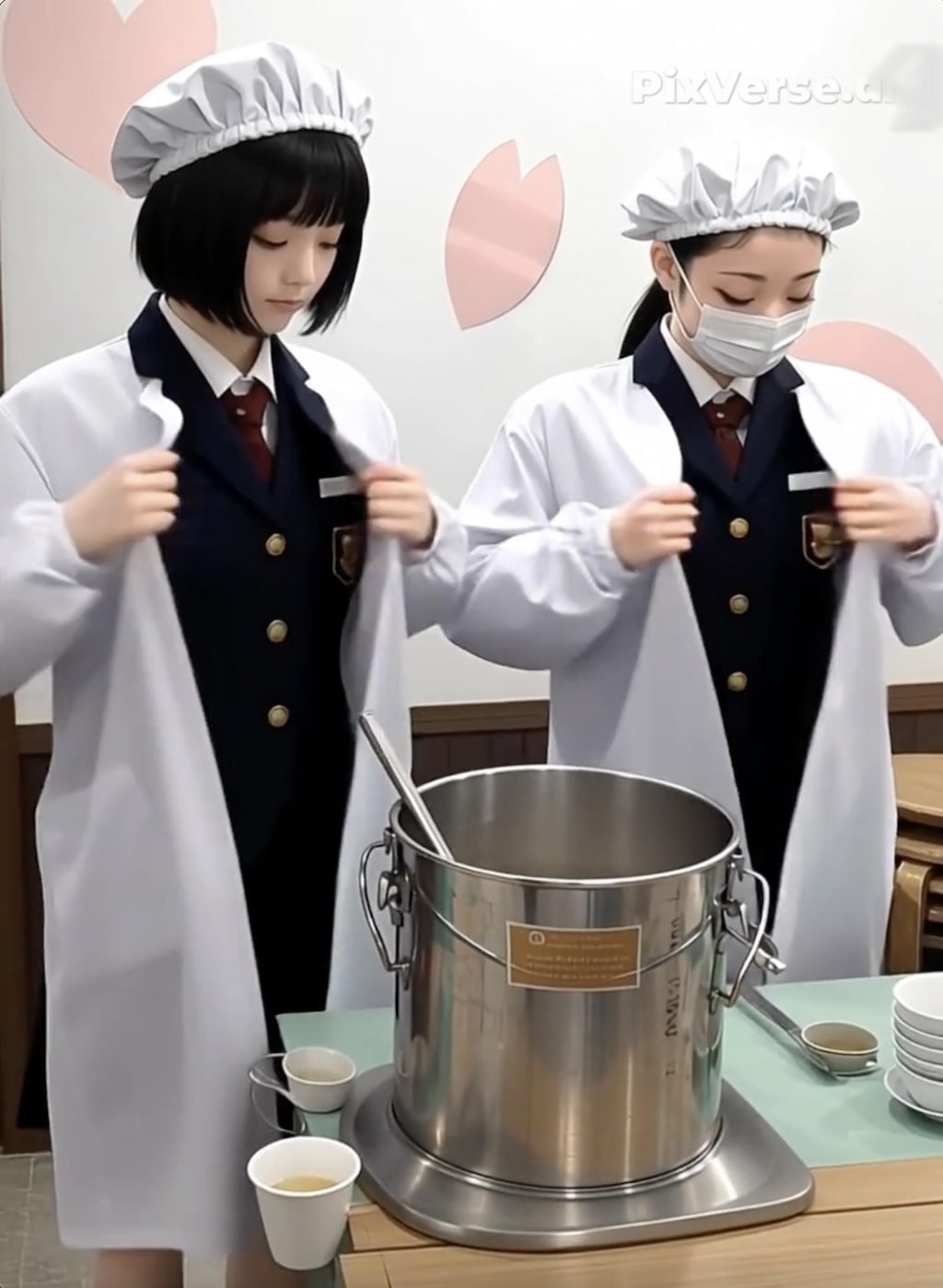 給食当番（脱衣編1/2）