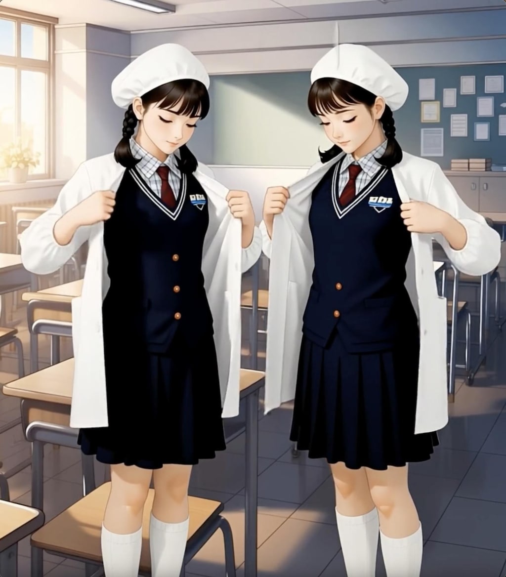 給食当番（脱衣編1/2）