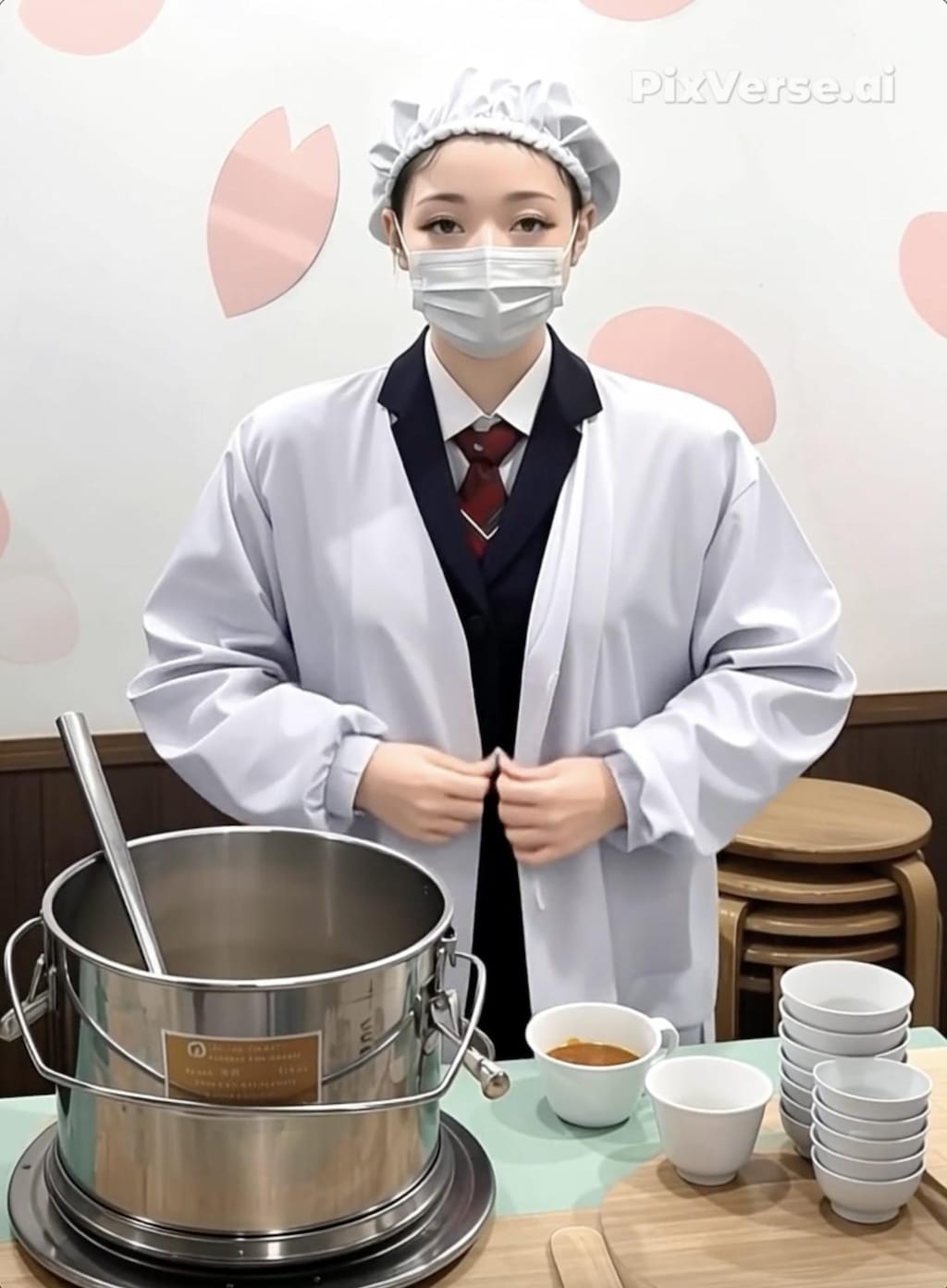 給食当番（脱衣編1/2）