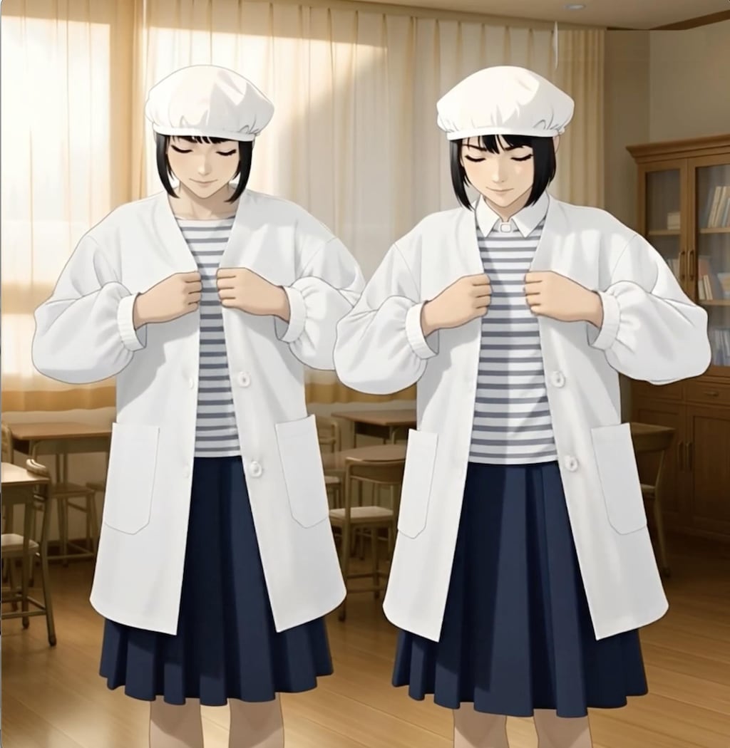 給食当番（脱衣編1/2）