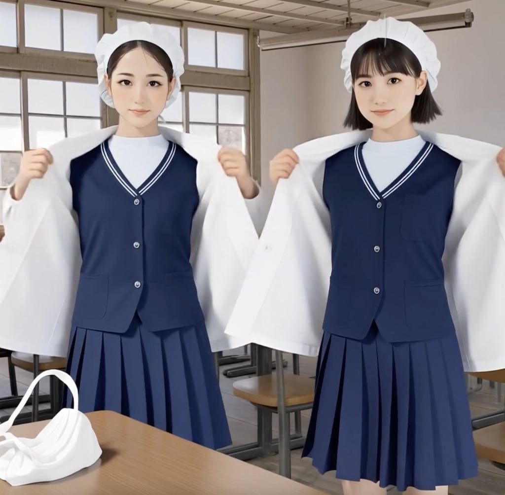 給食当番（脱衣編1/2）