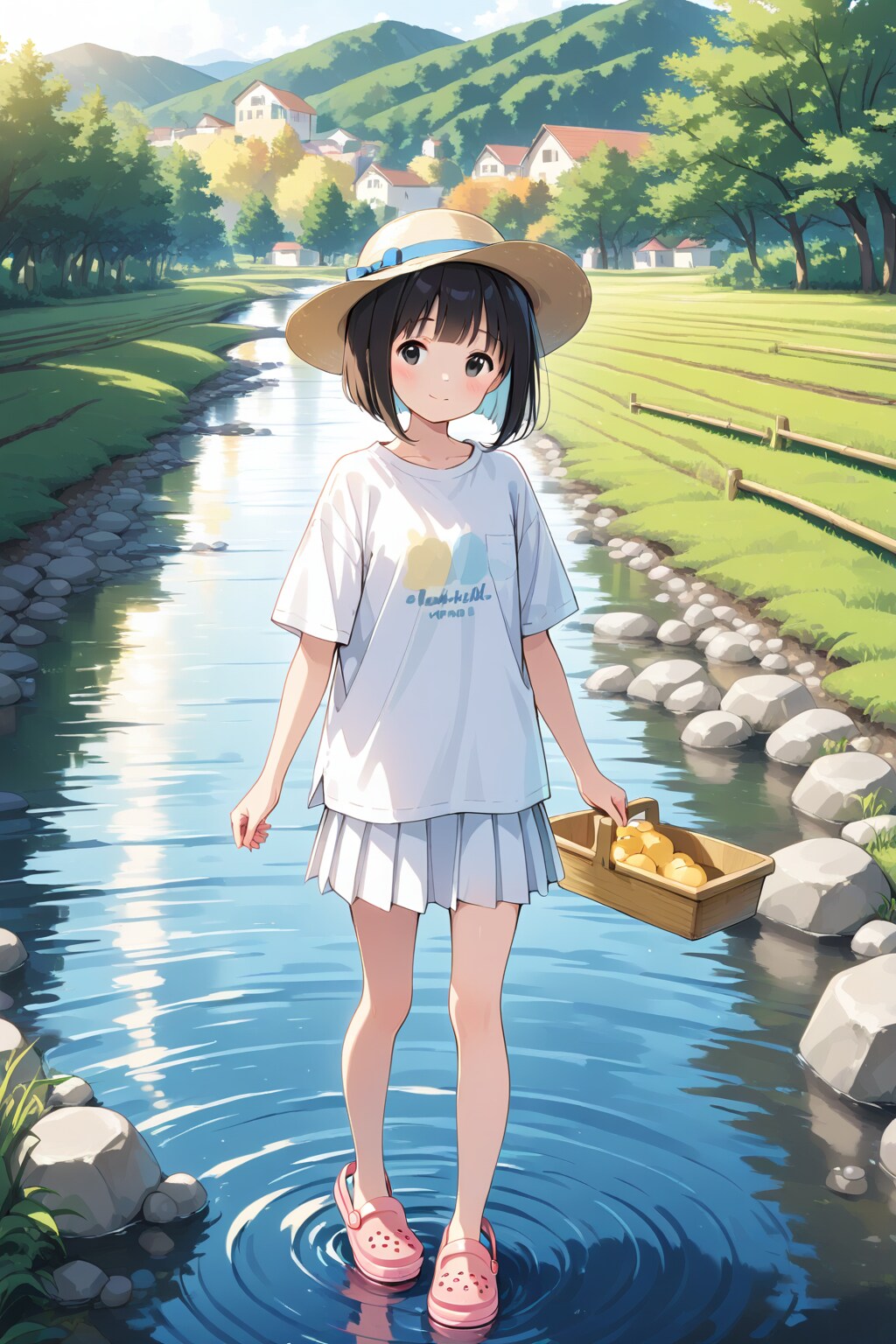 思ってたより浅い川