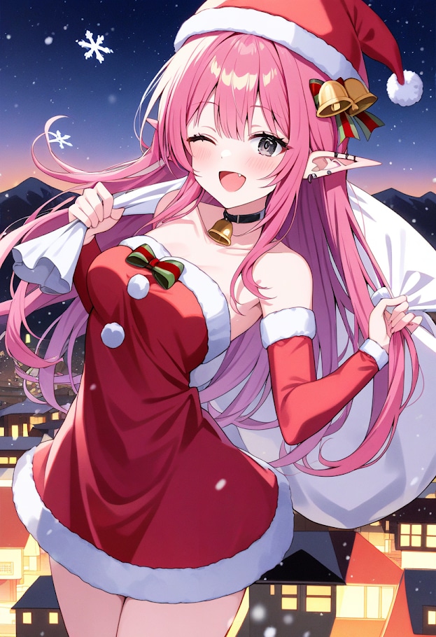 ミニスカサンタ・ルティマ | の人気AIイラスト・グラビア