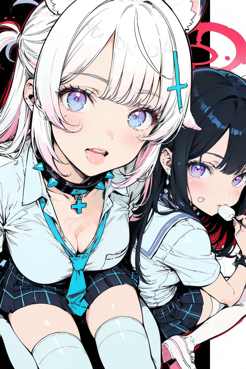 仲良し姉妹🐯🐯。