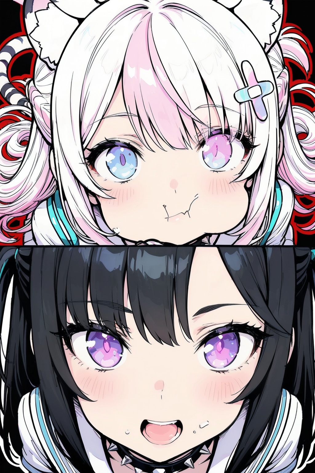 仲良し姉妹🐯🐯。