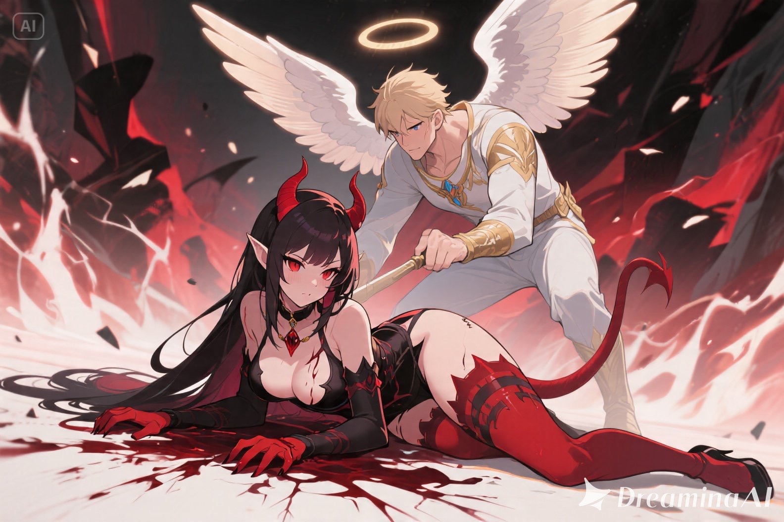 天使に敗北した悪魔
