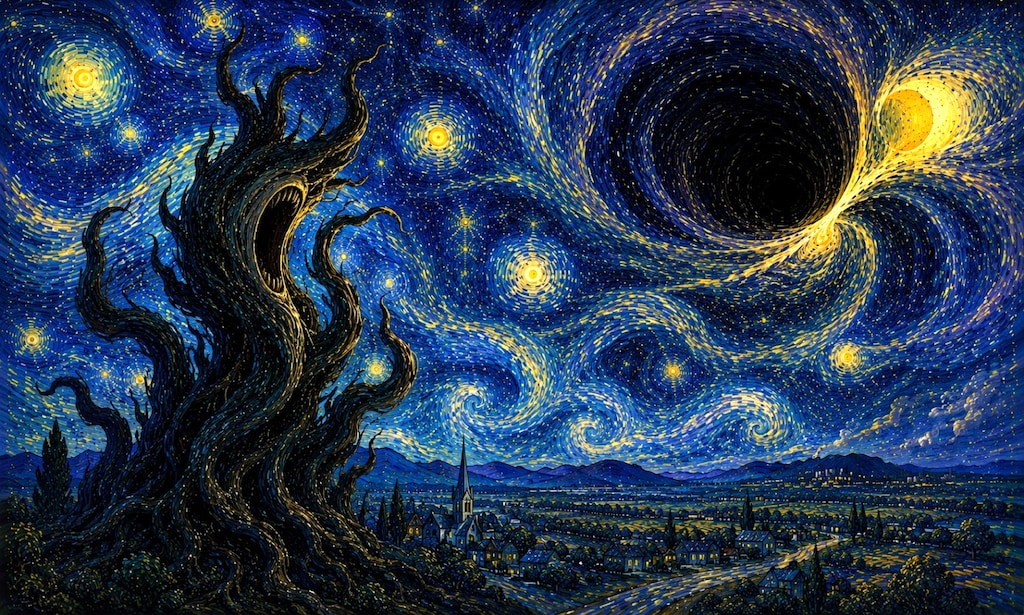 狂気の星月夜
