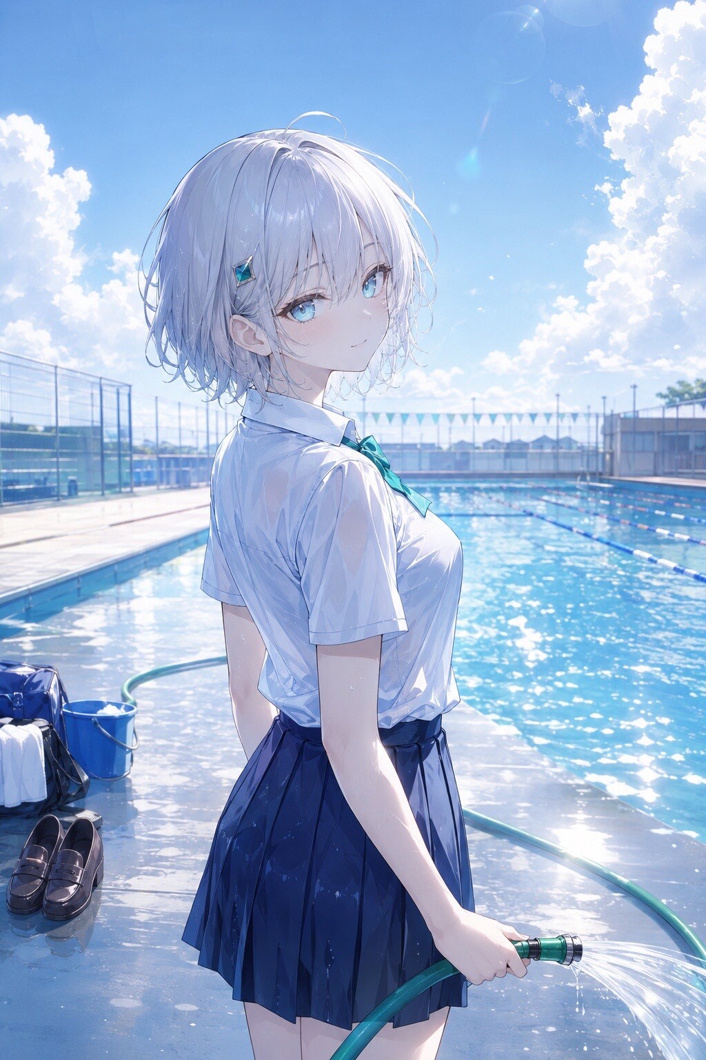 プール掃除