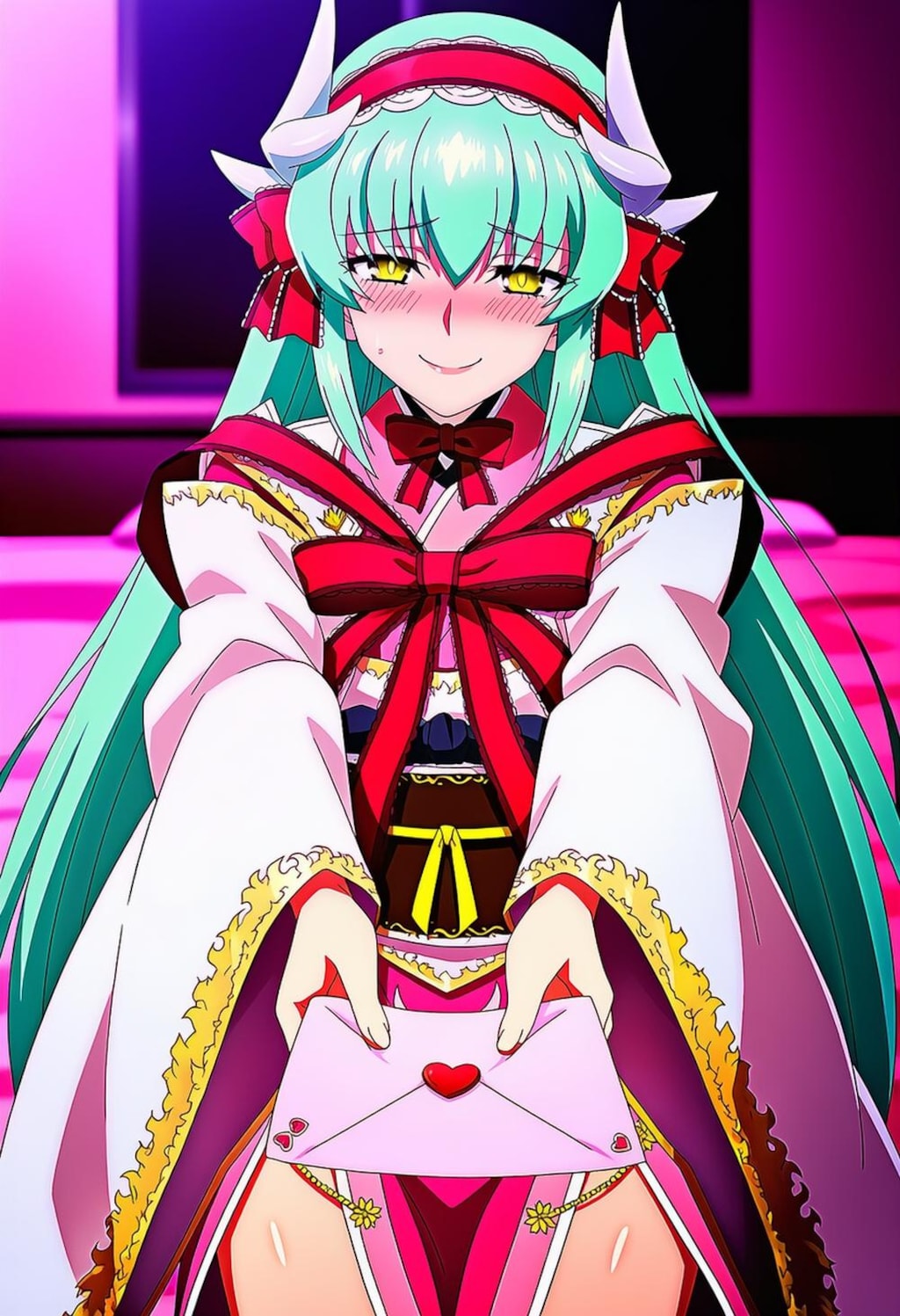 手紙渡すボディスーツ等コスプレラブレター人妻