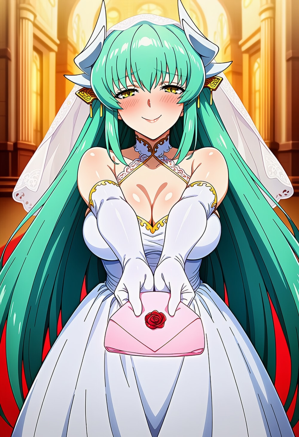 手紙渡すボディスーツ等コスプレラブレター人妻