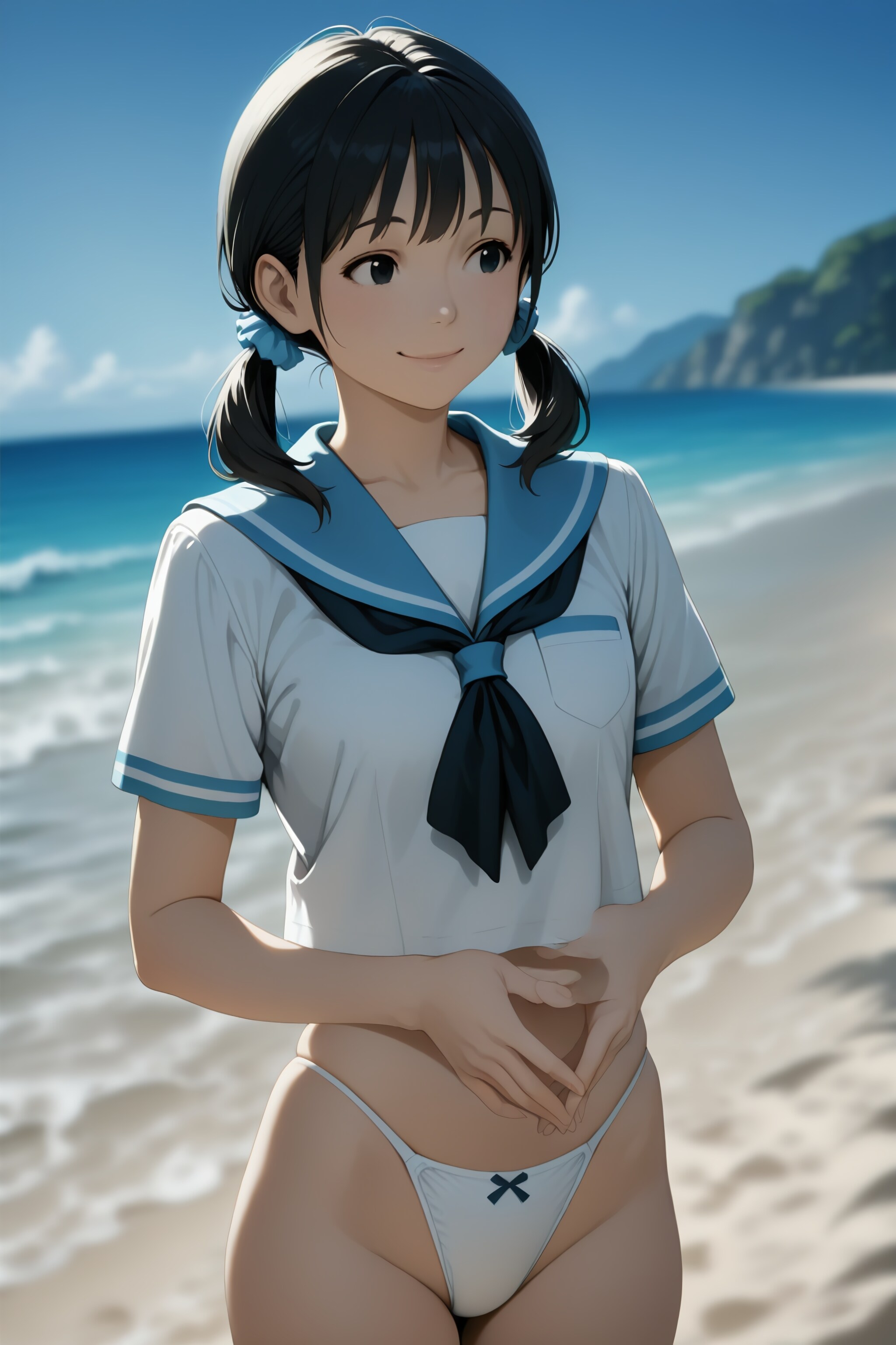 海辺の少女