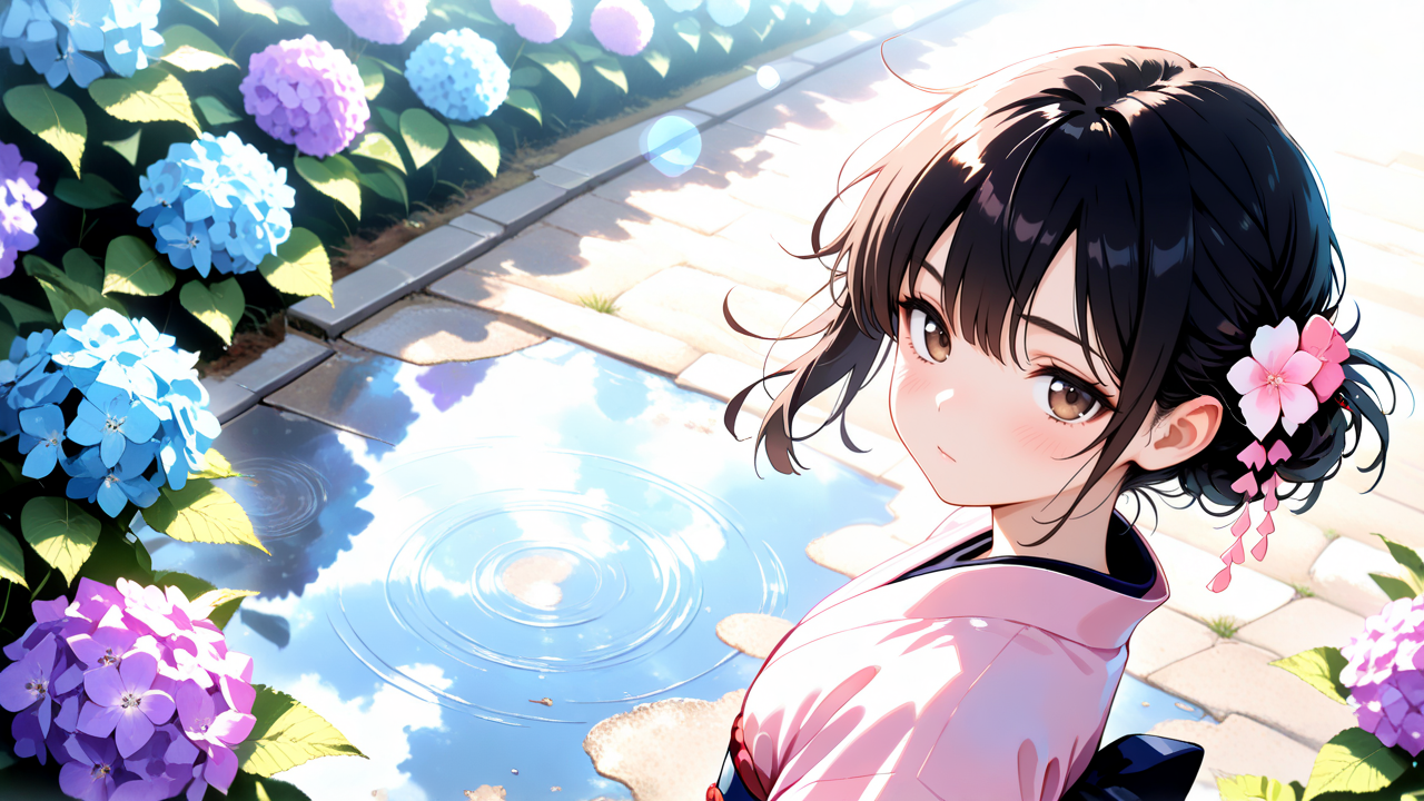 梅雨 | の人気AIイラスト・グラビア