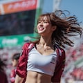 見えそうで見えないチアガール 9枚目