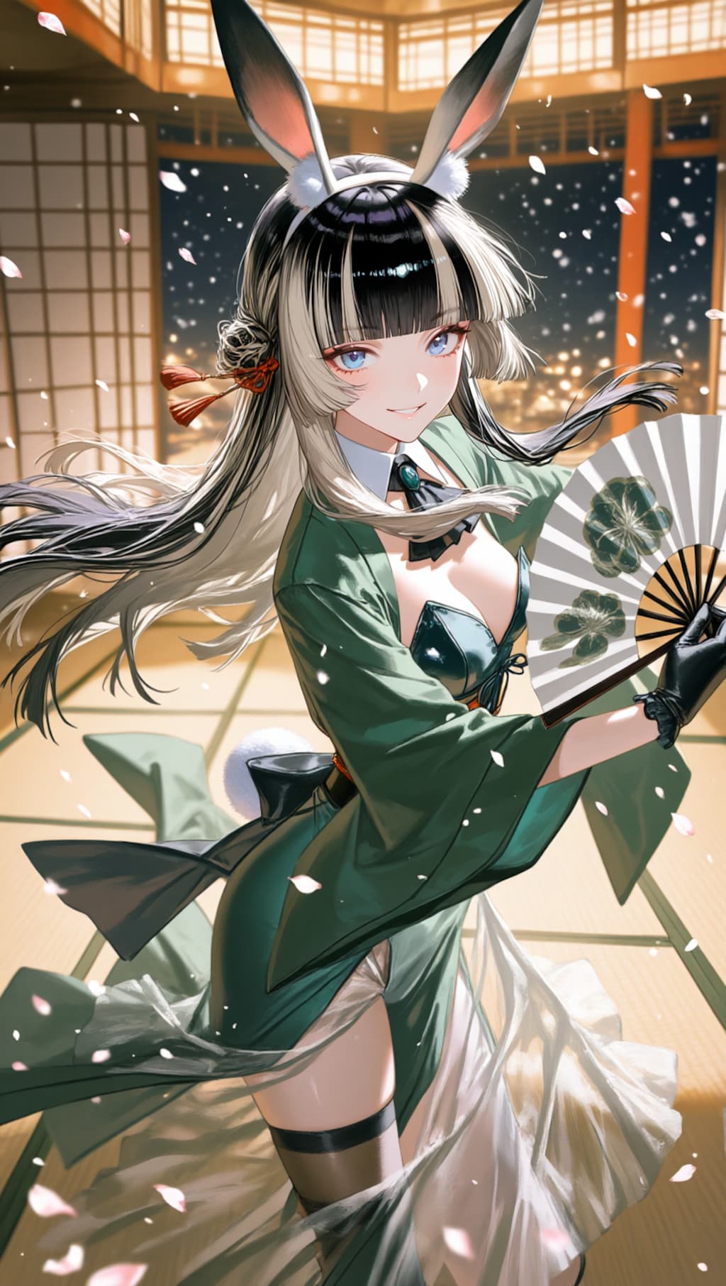 儒烏風亭ら◯んバニーガール💚