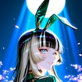儒烏風亭ら◯んバニーガール💚 10枚目