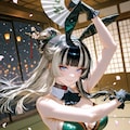 儒烏風亭ら◯んバニーガール💚 2枚目