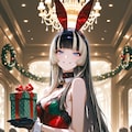 儒烏風亭ら◯んバニーガール💚 7枚目