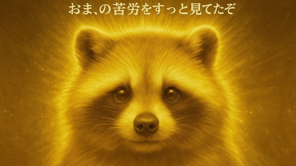 ゴールドたぬきバナー