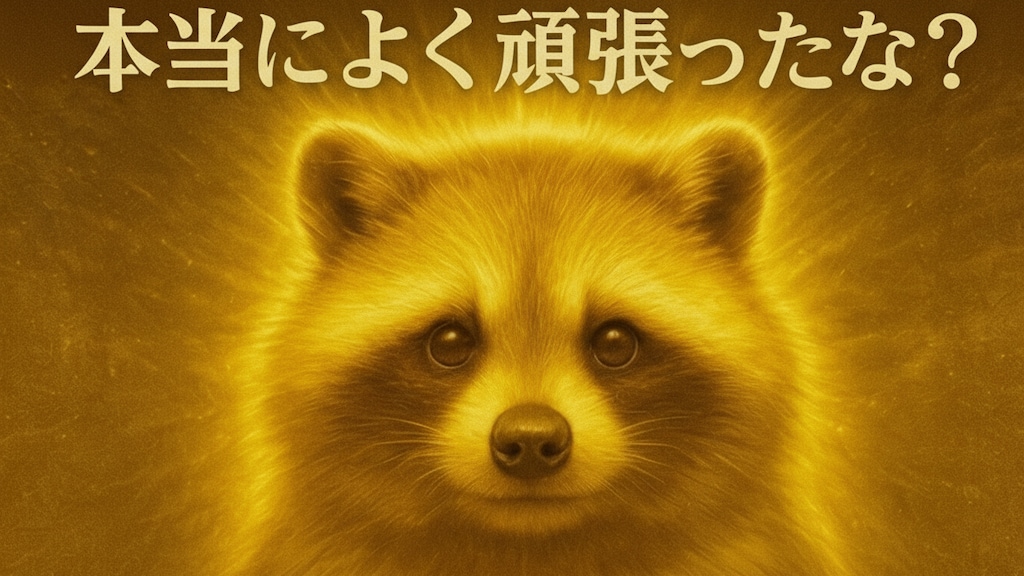 ゴールドたぬきバナー