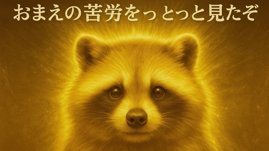 ゴールドたぬきバナー