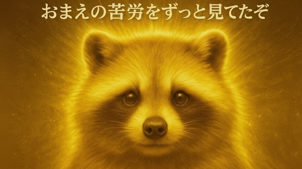 ゴールドたぬきバナー