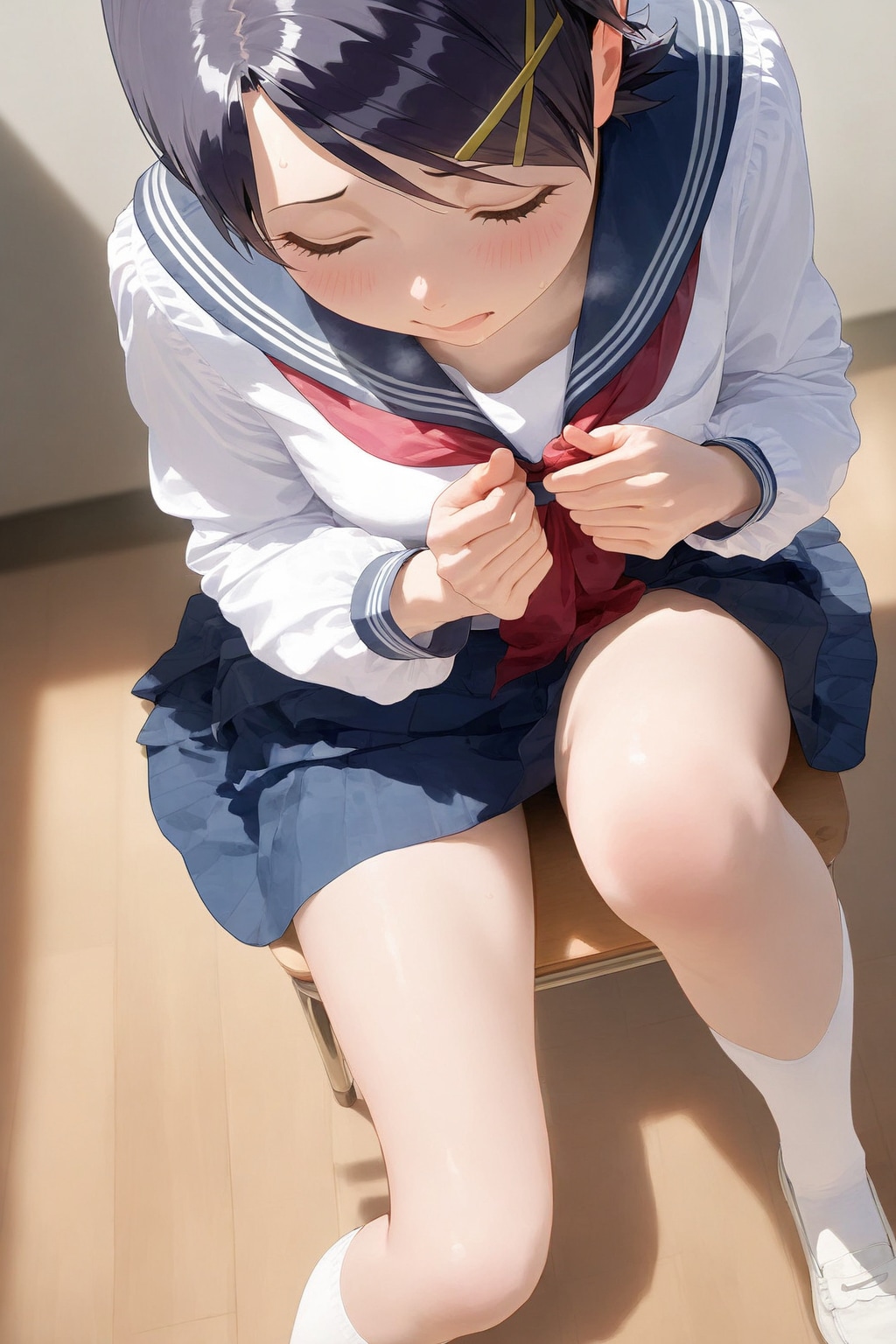 脱ぐのが見たいんだ・・。