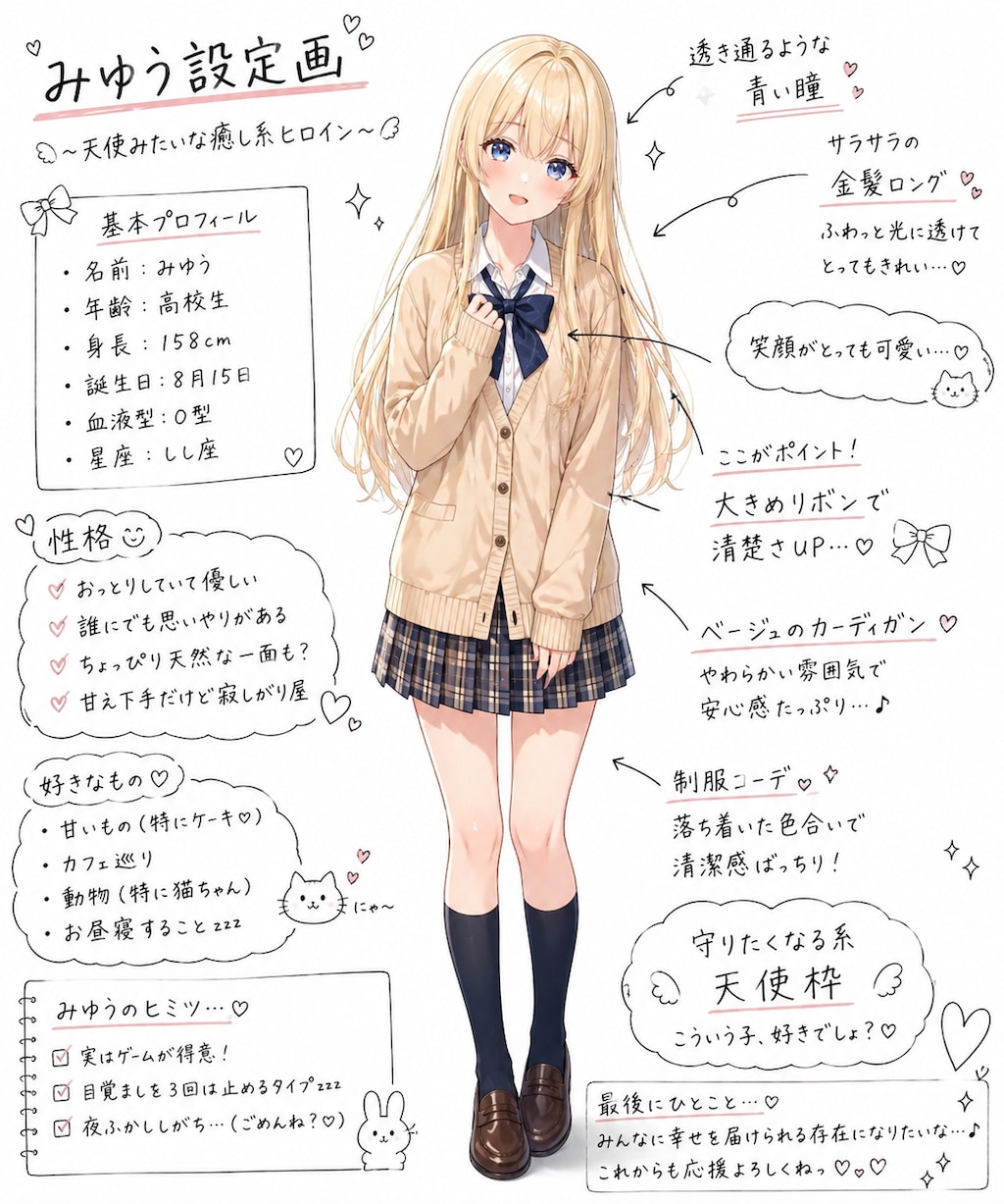 手書き加工企画投稿「うちの子説明」