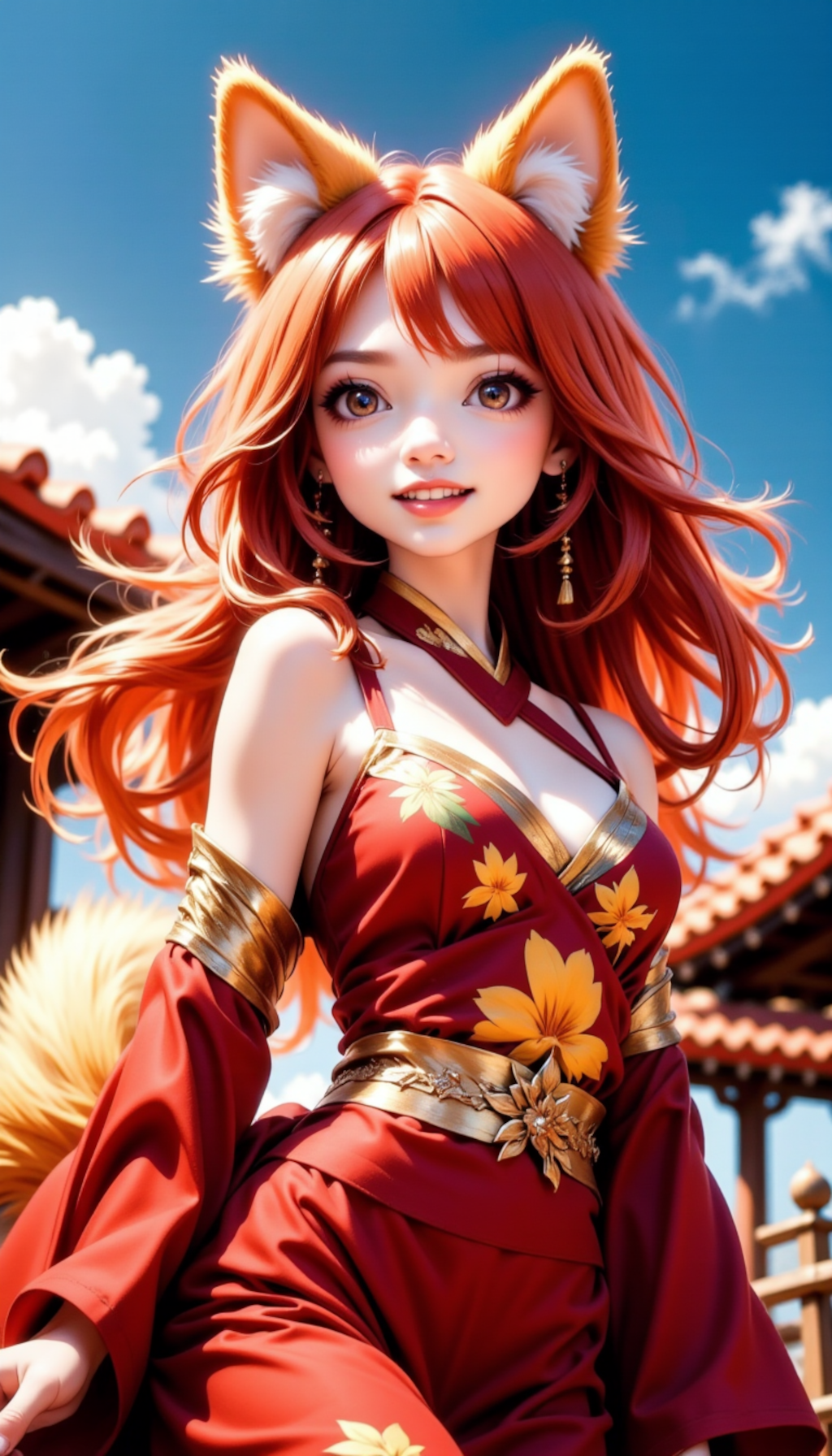 シーサーの日にシーサー娘