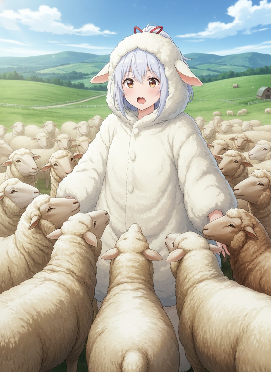 毛がいっぱいっ！ | の人気AIイラスト・グラビア