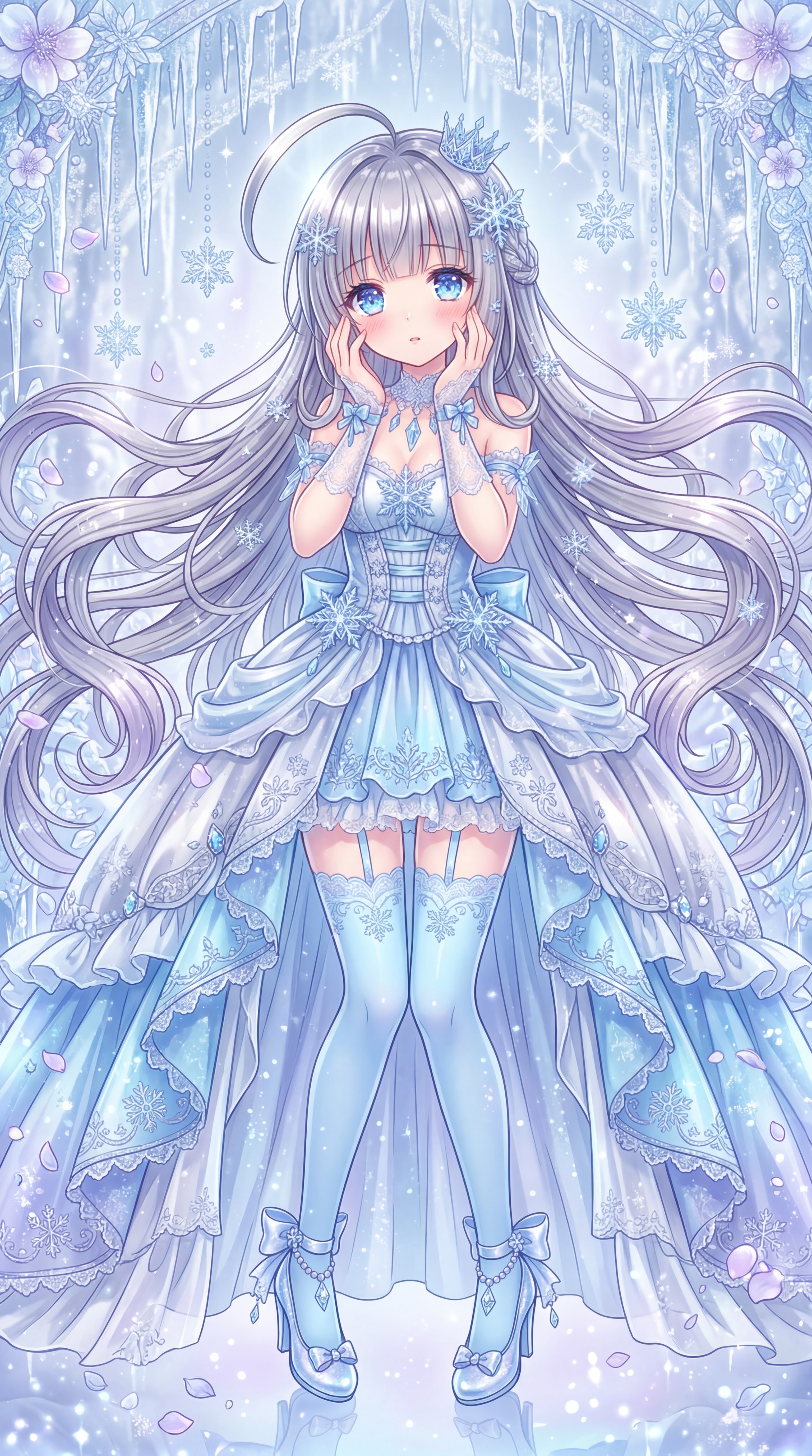 氷晶の夢乙女 | の人気AIイラスト・グラビア