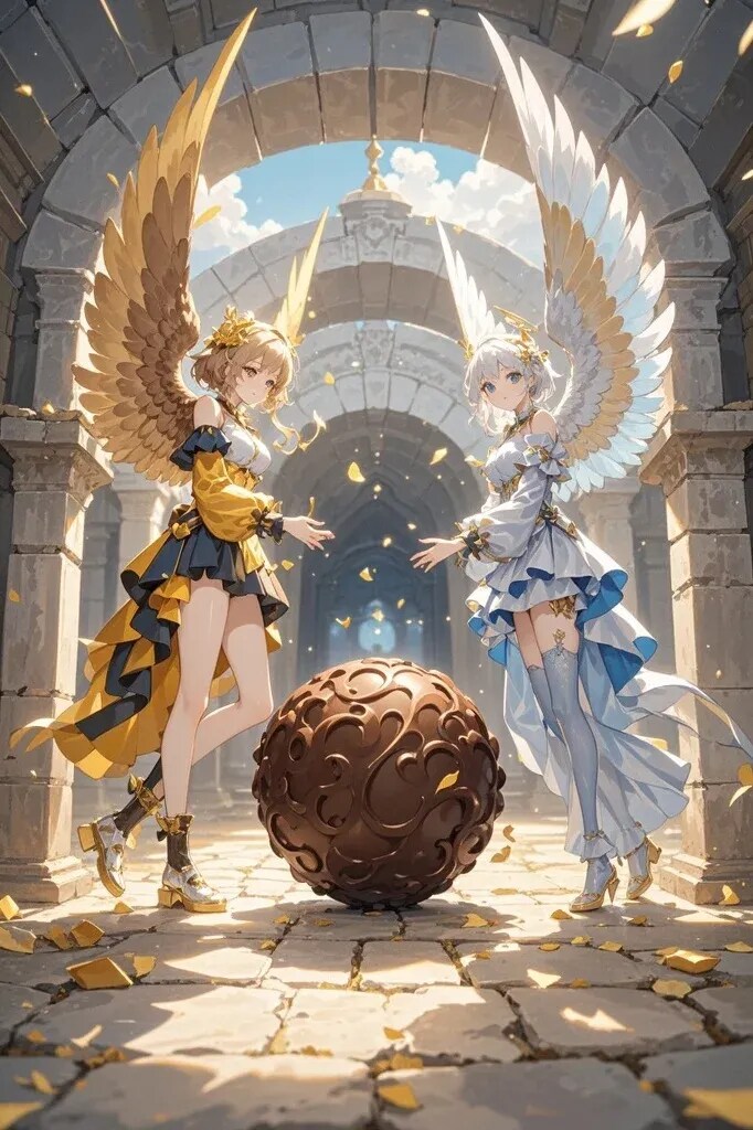 金と銀のエンゼル24 | の人気AIイラスト・グラビア