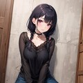 黒髪おさげ巨乳さん_01 3枚目