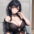 黒髪おさげ巨乳さん_01 9枚目