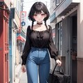 黒髪おさげ巨乳さん_01 6枚目