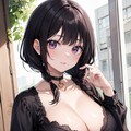 黒髪おさげ巨乳さん_01 4枚目