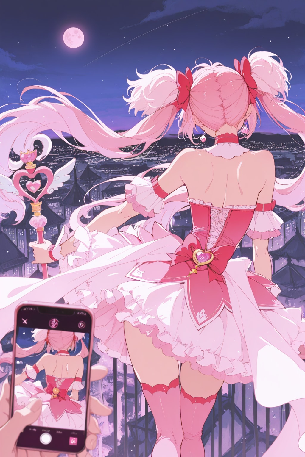 偶然出会った魔法少女