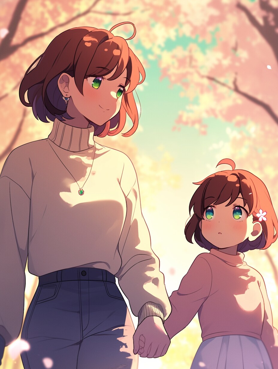 母と娘299 | の人気AIイラスト・グラビア